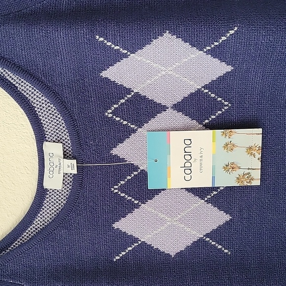 Cabana by Crown & Ivy, Sweater Tank Dress, M, Navy, NWT - Picture 7 of 9